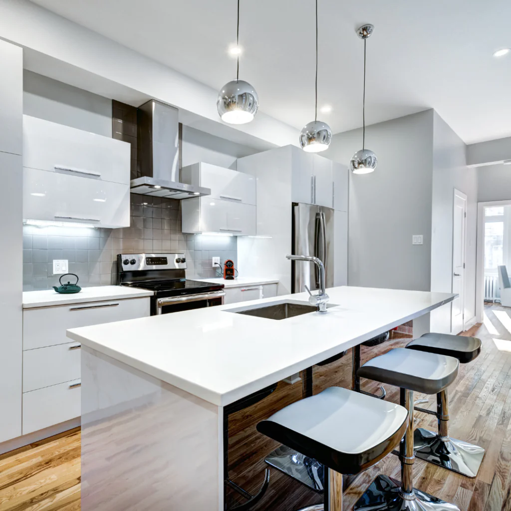 Modern kitchen renovation in High Wycombe by PlumbLink